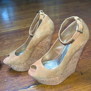 Tan Suede Wild Pair Heels